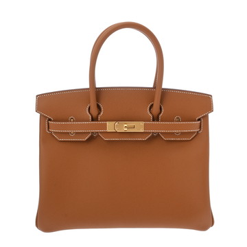エルメス バーキン 30 ゴールド ヴォーエプソン レディース バッグ 【未使用】【bag】