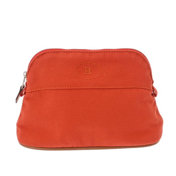 エルメス ボリード ポーチ PM オレンジ キャンバス レディース 【中古】【bag】
