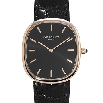 パテック フィリップ ゴールデン エリプス 5738R-001 エボニー・ブラック・ソレイユ メンズ 時計 【中古】【wristwatch】