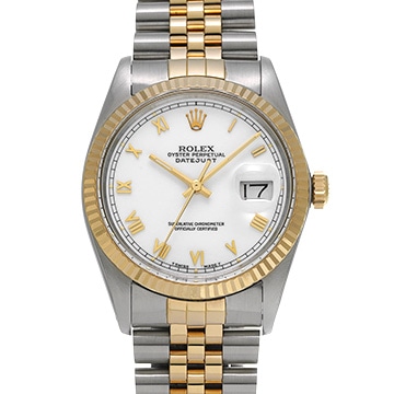 ロレックス デイトジャスト 36 16013 ホワイト メンズ 時計 【中古】【wristwatch】