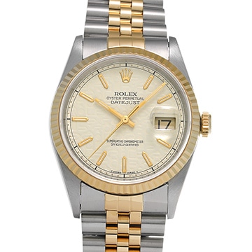 ロレックス デイトジャスト 16233 シルバー メンズ 時計 【中古】【wristwatch】