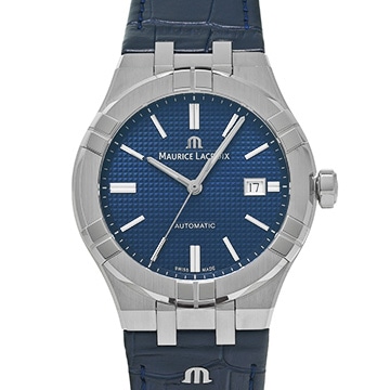モーリス ラクロア アイコン オートマティック AI6008-SS001-430-1 ブルー メンズ 時計 【中古】【wristwatch】