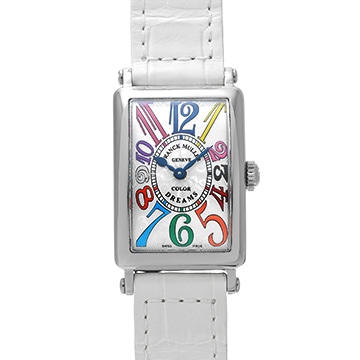 フランクミュラー ロングアイランド カラードリーム 902QZ シルバー レディース 時計 【中古】【wristwatch】