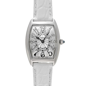 フランクミュラー トノウカーベックス レリーフ 1752QZ シルバー/ダイヤモンド レディース 時計 【中古】【wristwatch】