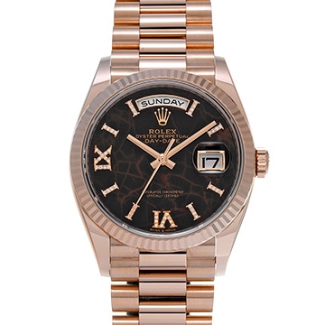 ロレックス デイデイト 36 128235 アイゼンキーゼル/ダイヤモンド メンズ 時計 【中古】【wristwatch】