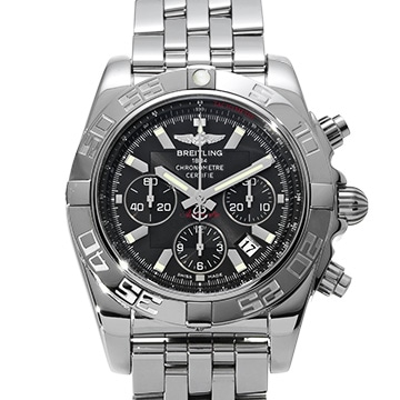 ブライトリング クロノマット 44 AB011012/M524 ブラック メンズ 時計 【中古】【wristwatch】