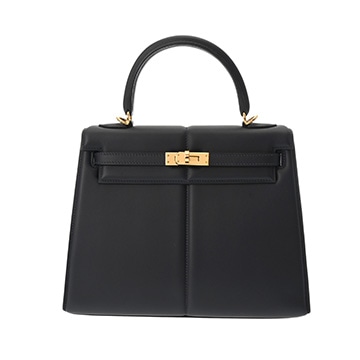 エルメス ケリー 25 外縫い パデッド キャバン ヴォースイフト レディース バッグ 【中古】【bag】