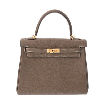 エルメス ケリー 25 内縫い 2WAY   エトゥープ トゴ レディース バッグ 【新品】【bag】