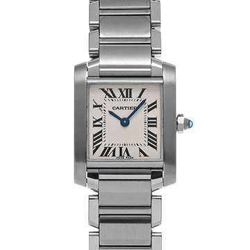 カルティエ タンクフランセーズ SM　 W51008Q3 シルバー レディース 時計 【中古】【wristwatch】