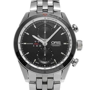 オリス アーティックス GT クロノグラフ 01 674 7661 4154-07 8 22 85 ブラック メンズ 時計 【中古】【wristwatch】
