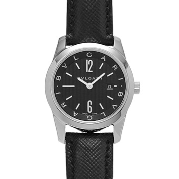 ブルガリ ソロテンポ ST30S ブラック レディース 時計 【中古】【wristwatch】