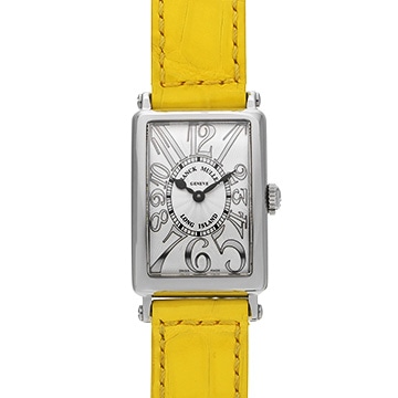 フランクミュラー ロングアイランド レリーフ 902QZRELIEF AC シルバー レディース 時計 【中古】【wristwatch】