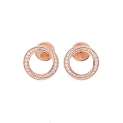 グラフ スパイラルピアス ゴールド K18ピンクゴールド PG レディース ジュエリー 【中古】【jewelry】
