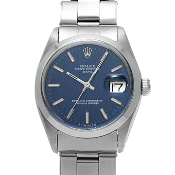 ロレックス オイスターパーペチュアル デイト 1500 ブルー メンズ 時計 【中古】【wristwatch】