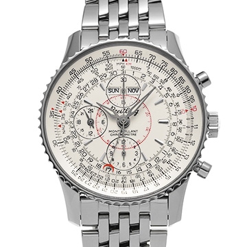 ブライトリング モンブリラン ダトラ A213G18NP シルバー メンズ 時計 【中古】【wristwatch】