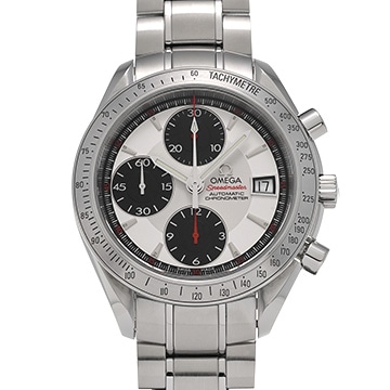 オメガ スピードマスター デイト 3211.31 ホワイト/ブラック メンズ 時計 【中古】【wristwatch】