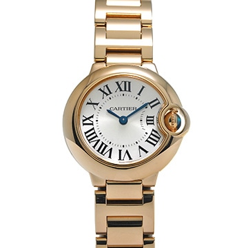 カルティエ バロンブルー SM W69001Z2 シルバー ユニセックス 時計 【中古】【wristwatch】