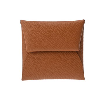 エルメス バスティア ゴールド ヴォーエプソン ユニセックス 財布 【未使用】【purse】