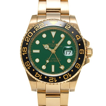 ロレックス GMTマスターII 116718LN グリーン メンズ 時計 【中古】【wristwatch】