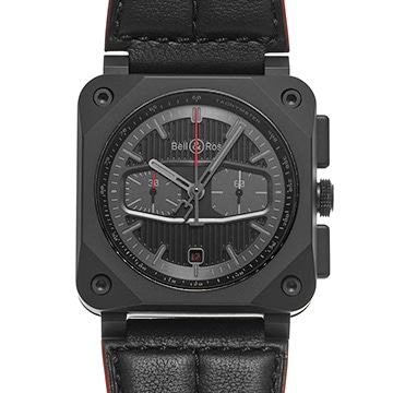 ベル＆ロス BR03-94 クロノ ブラックトラック BR0394-BTR-CE/SCA ブラック メンズ 時計 【中古】【wristwatch】