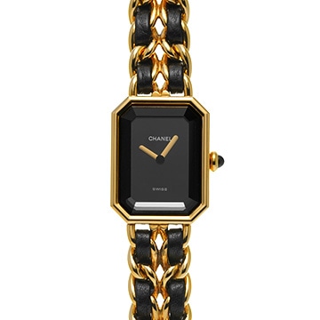シャネル プルミエール S H0001 ブラック レディース 時計 【中古】【wristwatch】