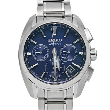 セイコー アストロン グローバルライン スポーツ 5X チタン GPSソーラー SBXC065 ブルー メンズ 時計 【中古】【wristwatch】