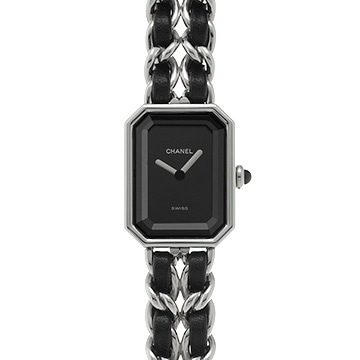 シャネル プルミエール M H0451 ブラック レディース 時計 【中古】【wristwatch】
