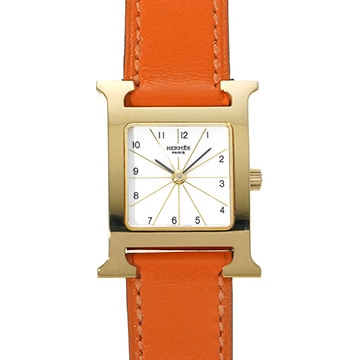 エルメス Hウォッチ HH1.201 ホワイト レディース 時計 【中古】【wristwatch】