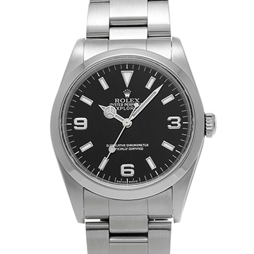 ロレックス エクスプローラー 14270 ブラック メンズ 時計 【中古】【wristwatch】