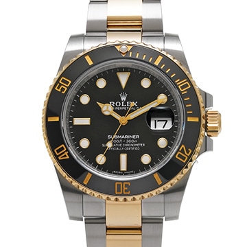 ロレックス サブマリーナ デイト 116613LN ブラック メンズ 時計 【中古】【wristwatch】