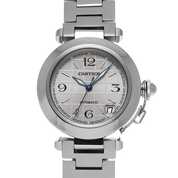 カルティエ パシャC W31023M7 シルバー ユニセックス 時計 【中古】【wristwatch】