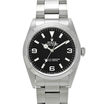 ロレックス エクスプローラー 14270 ブラック メンズ 時計 【中古】【wristwatch】
