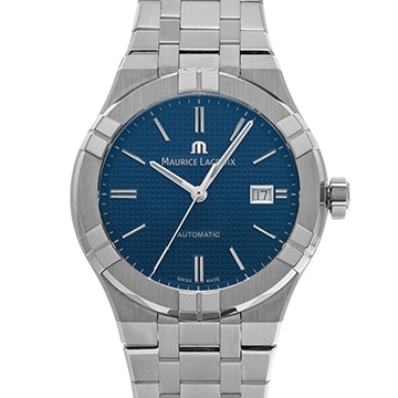 モーリス ラクロア アイコン オートマティック AI6008-SS002-430-1 ブルー メンズ 時計 【中古】【wristwatch】