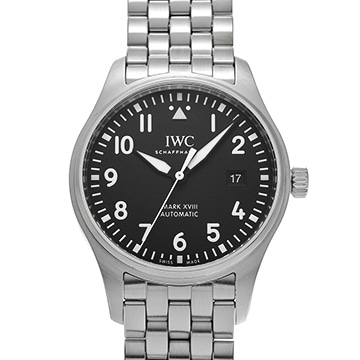 IWC パイロットウォッチ マーク XVIII IW327015 ブラック メンズ 時計 【中古】【wristwatch】