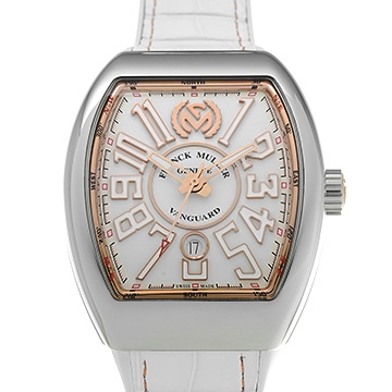 フランクミュラー ヴァンガード V45SCDTSTGJ AC5N ホワイト メンズ 時計 【中古】【wristwatch】