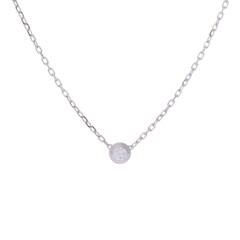 カルティエ ダムール ネックレス SM ゴールド K18ホワイトゴールド WG レディース ジュエリー 【中古】【jewelry】