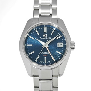 グランドセイコー ヘリテージコレクション メカニカル ハイビート36000 GMT SBGJ235 ブルー メンズ 時計 【中古】【wristwatch】