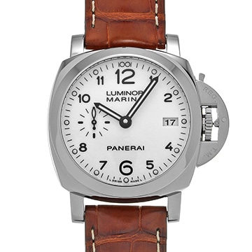 パネライ ルミノールマリーナ 1950 3デイズ アッチャイオ PAM00523 ホワイト メンズ 時計 【中古】【wristwatch】