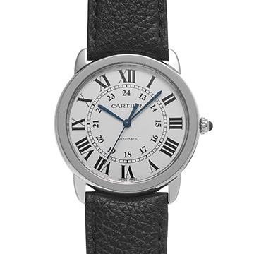 カルティエ ロンドソロ ドゥ カルティエ 36mm WSRN0021 シルバー ユニセックス 時計 【中古】【wristwatch】