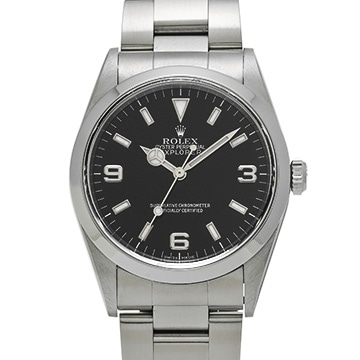 ロレックス エクスプローラー 14270 ブラック メンズ 時計 【中古】【wristwatch】