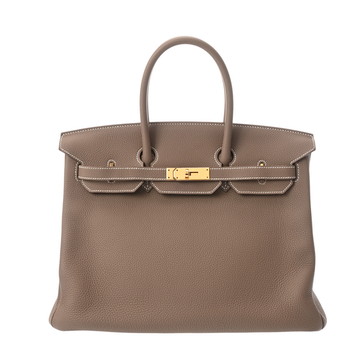 エルメス バーキン 35 エトゥープ トゴ ユニセックス バッグ 【中古】【bag】