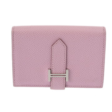 エルメス ベアン ミニ モーヴシルベストル ヴォーエプソン ユニセックス 財布 【中古】【purse】