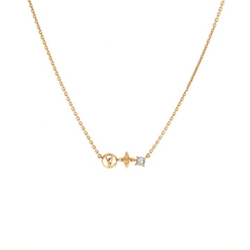 ルイ ヴィトン ネックレス コリエ プティ ルイ ゴールド M00368 GP レディース ジュエリー 【中古】【jewelry】