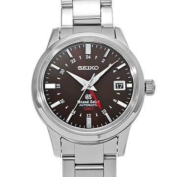 グランドセイコー メカニカル GMT SBGM009 ダークブラウン メンズ 時計 【中古】【wristwatch】