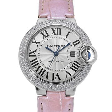 カルティエ バロンブルー ドゥ カルティエ 33mm WE902037 シルバー レディース 時計 【中古】【wristwatch】