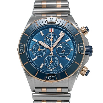 ブライトリング スーパー クロノマット 44 フォー イヤー カレンダー U19320161C1U1 ブルー メンズ 時計 【中古】【wristwatch】