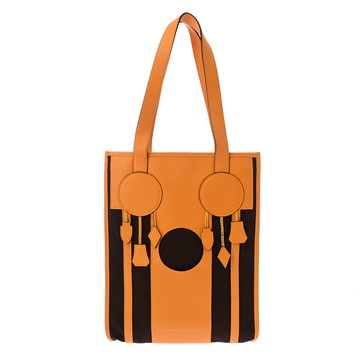 エルメス ドリームキャッチャー プティアッシュ エベンヌ/ジョーヌドール/シルバー金具 トワルミリタリー/エバーカラー ユニセックス バッグ 【中古】【bag】