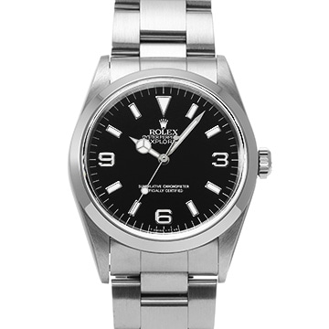 ロレックス エクスプローラー 14270 ブラック メンズ 時計 【中古】【wristwatch】