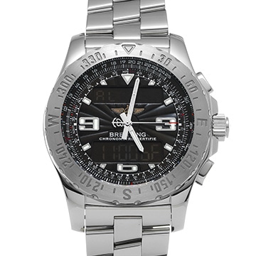 ブライトリング エアウルフ A783B22KBA ブラック メンズ 時計 【中古】【wristwatch】