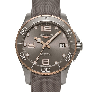 ロンジン ハイドロ コンクエスト オート L3.780.3.78.9 グレー メンズ 時計 【中古】【wristwatch】